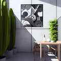 Organic Flow Waves Metal Wall Art