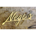 Golden Acrylic Name Plate Design 