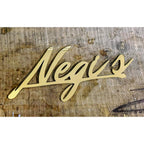 Golden Acrylic Name Plate Design 