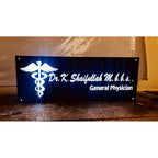 Doctor Acrylic LED Wall Name Plate