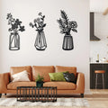 Vase Metal Wall Art Decor