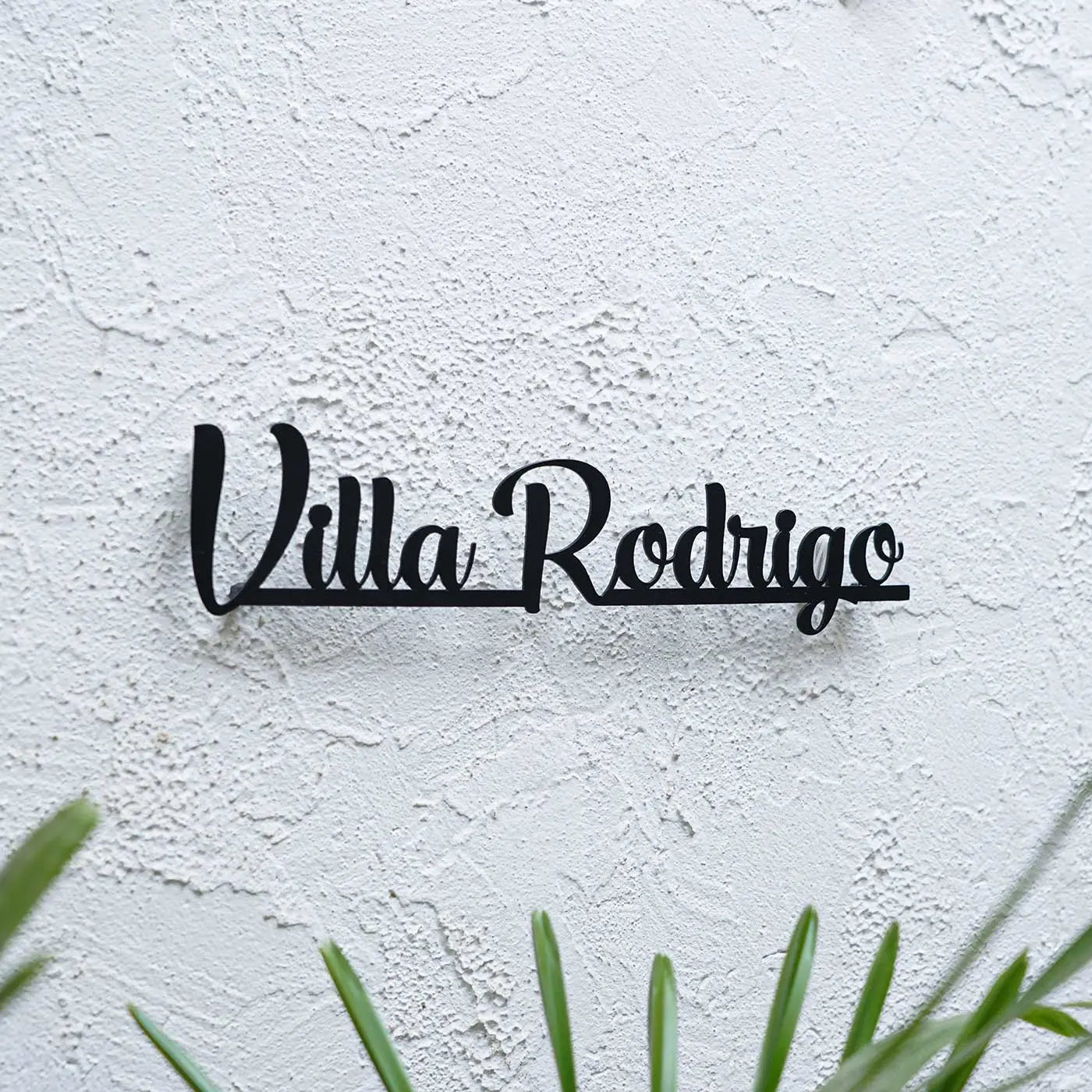 Personalized Weatherproof Modern Metal Cut Out Name Plate for Home & Outdoor - Harshita Craft