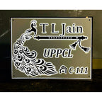3D Embossed LED Acrylic Name Plate for Home