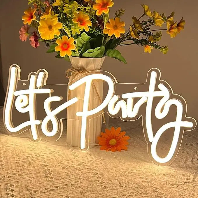 Let’s Party Neon Light 