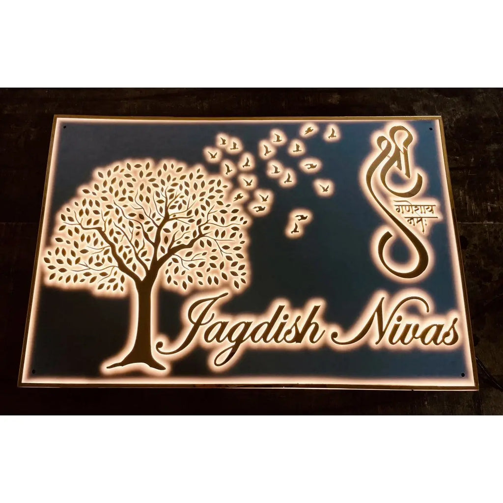 Personalized Acrylic LED Name Plate
