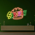 Sandwich Neon Sign led neon light
