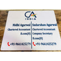 Chartered Accountant Acrylic Name Plate