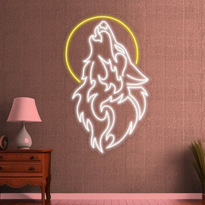 Wolf Neon Sign Cool LED Neon Ligh