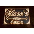 Acrylic LED Home Name Plate