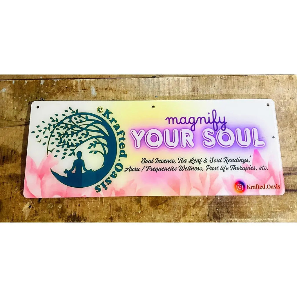 Multicolor Acrylic Printed Name Plate