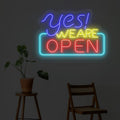 Yes We Are Open Neon Sign led neon light

