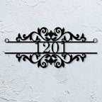 Personalized Laser Cut Steel Metal Name Plate for Home - Harshita Craft