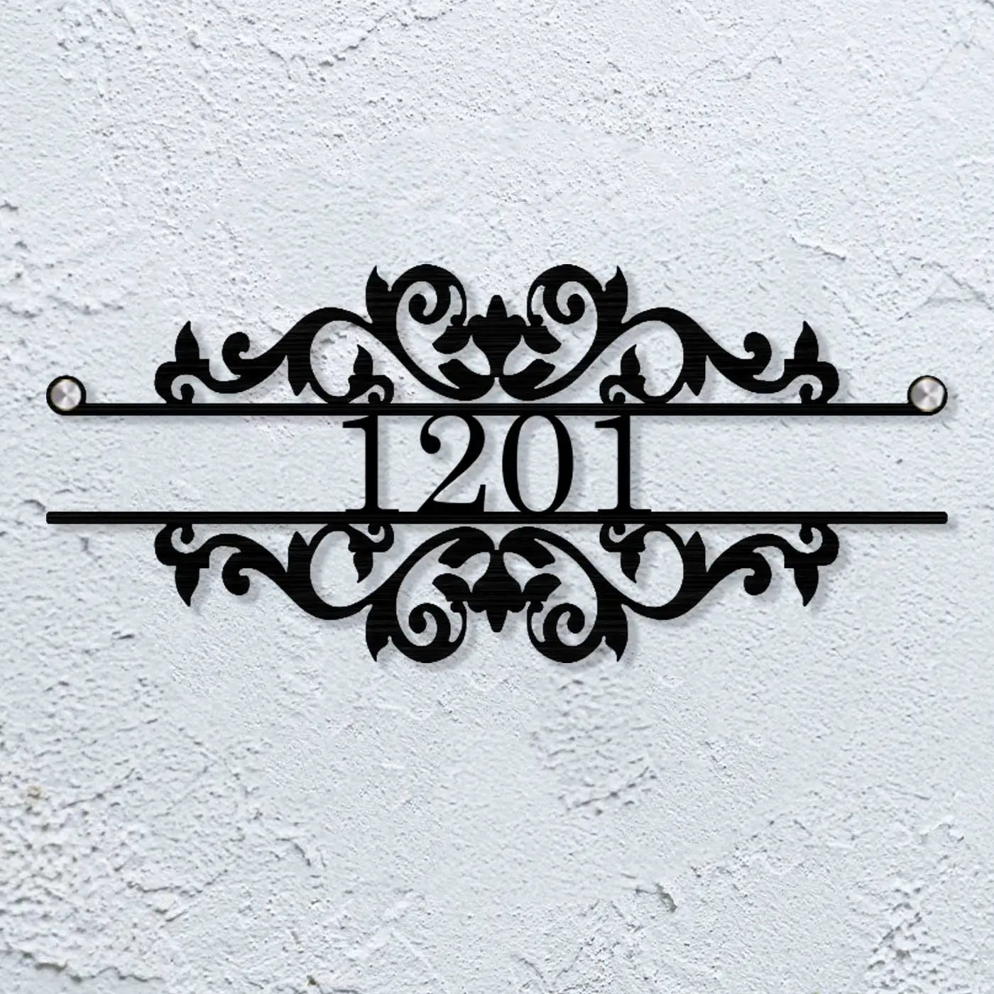 Personalized Laser Cut Steel Metal Name Plate for Home - Harshita Craft