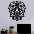 Lion Face Metal Wall Art Decor