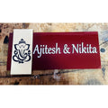 Acrylic 3D Embossed Letters Name Plate for Home | Modern Wall Design - Harshita Craft