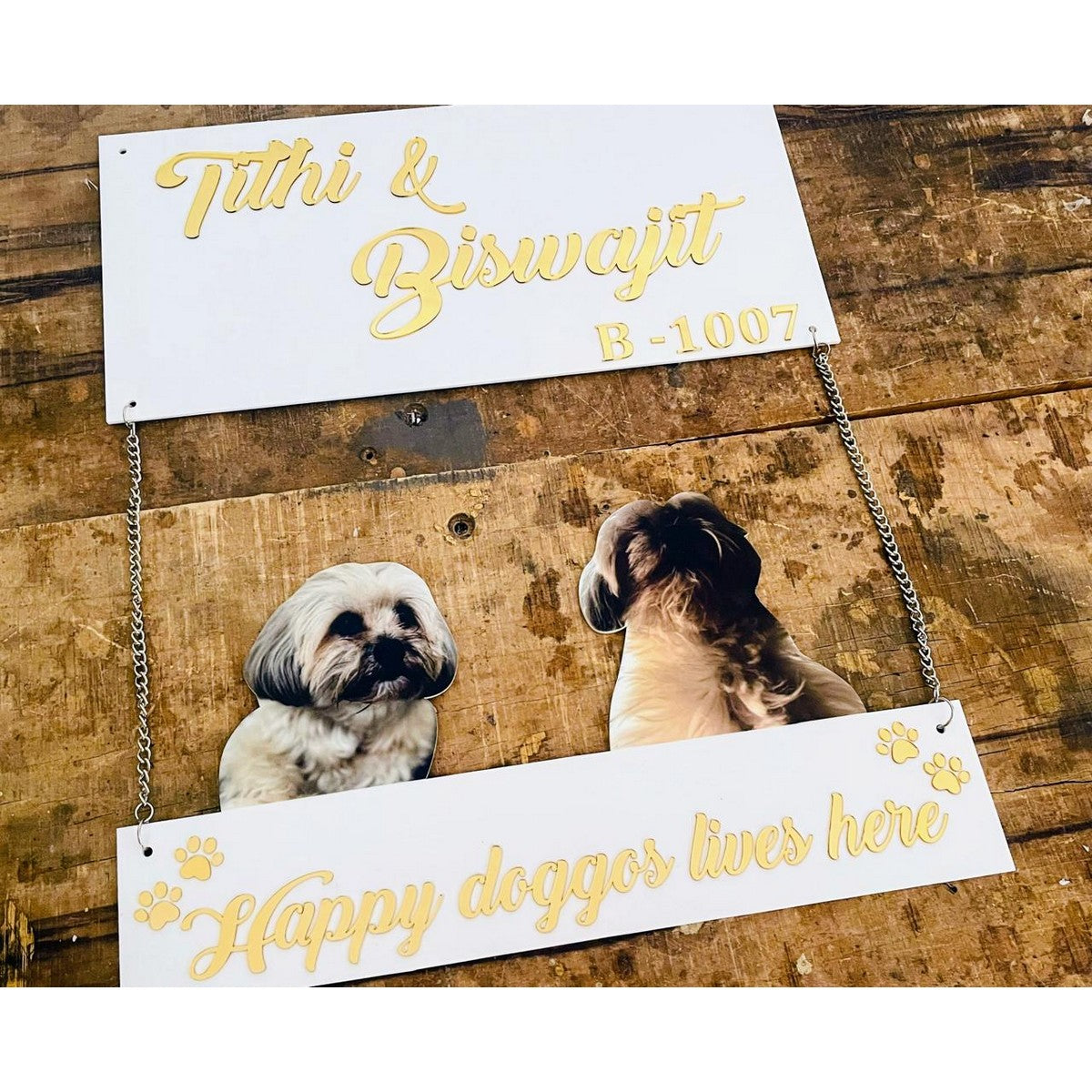 Personalised Acrylic Wall Decor Name Plate 