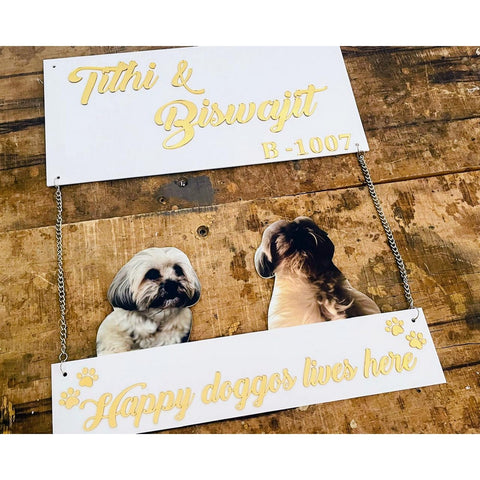 Personalised Acrylic Wall Decor Name Plate 