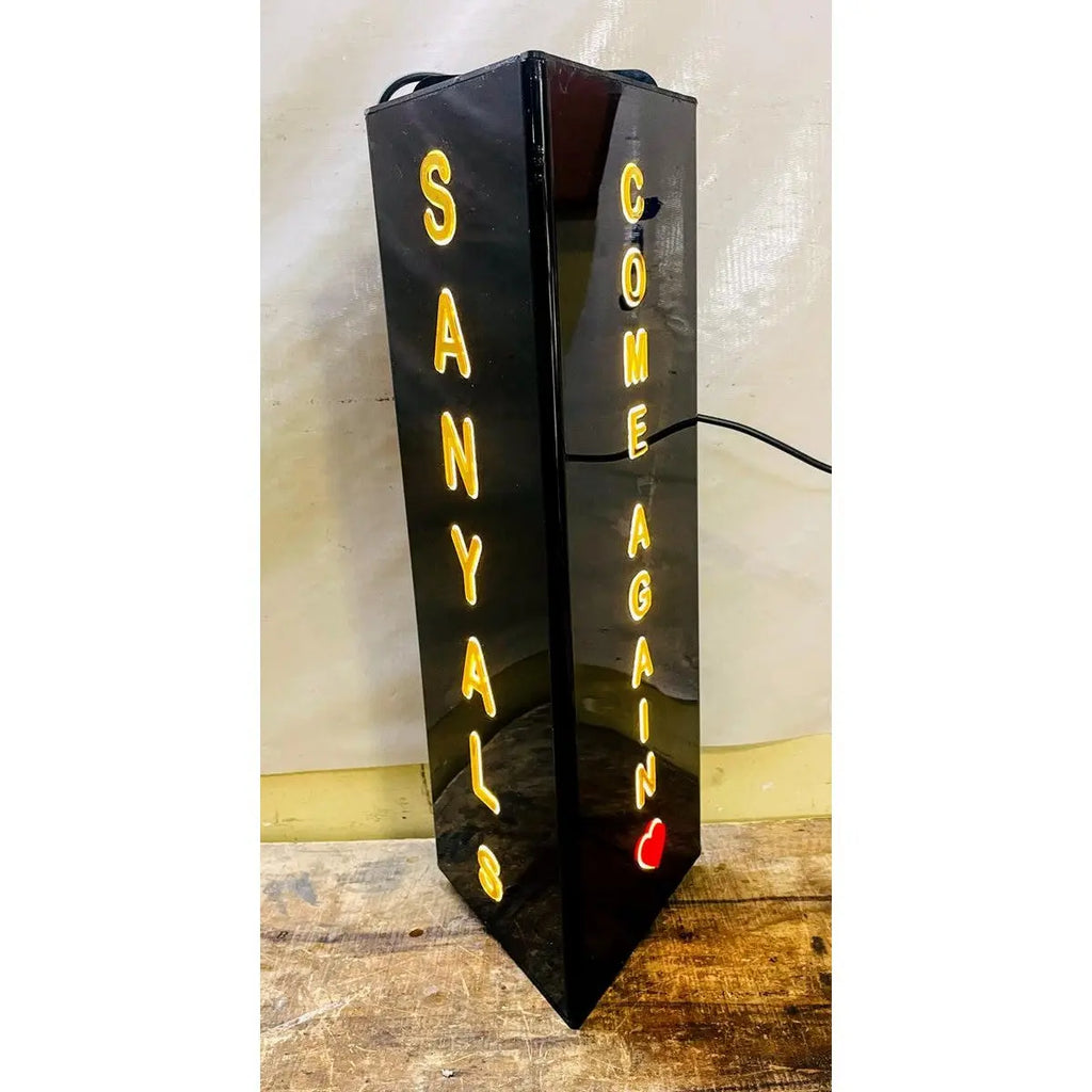 Personalized Acrylic LED Home Name Plate