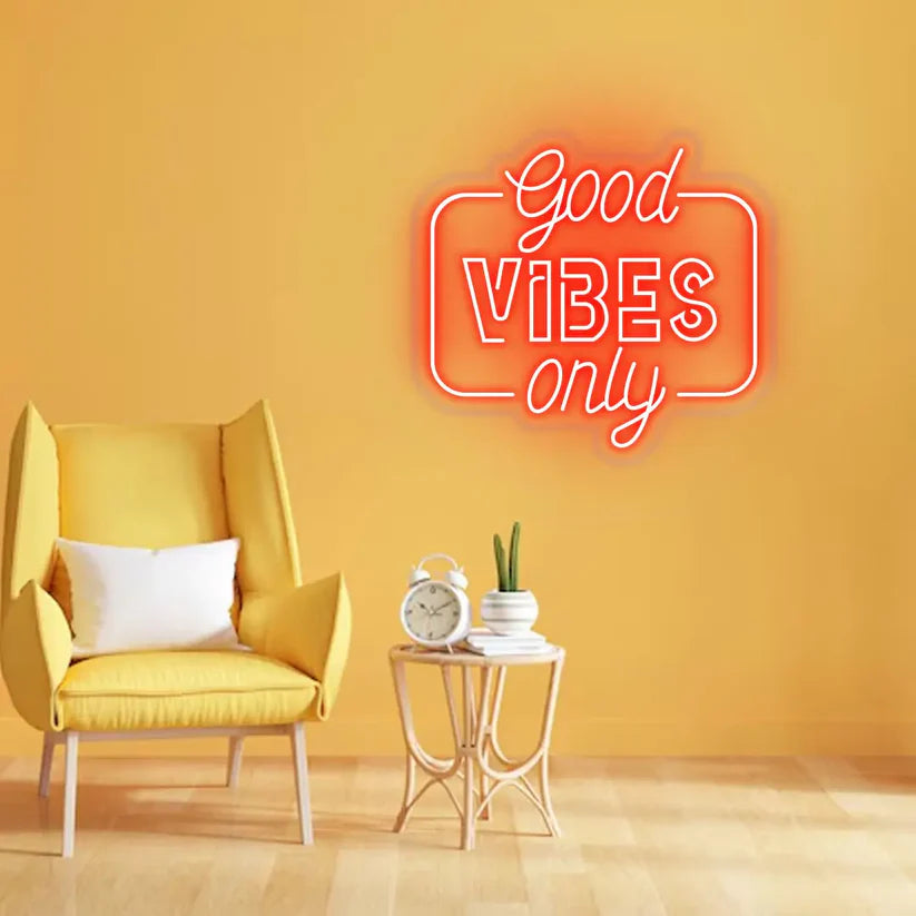 Good Vibes Only Neon Light Sign