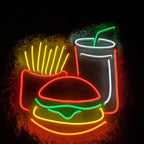 Cafe Combo LED Neon Light for Wall Decor