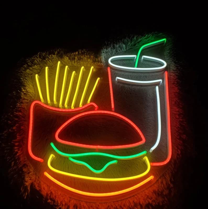 Cafe Combo LED Neon Light for Wall Decor