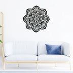 Floral Mandala Metal Wall Art 