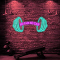 Barbell Neon Sign LED Light for Gym – Neon Light 