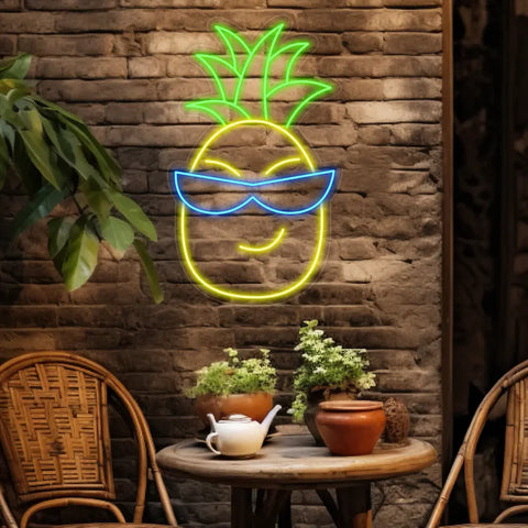 Cool Pineapple LED Neon Light