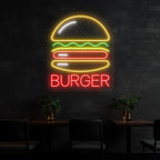 Burger Neon Sign 