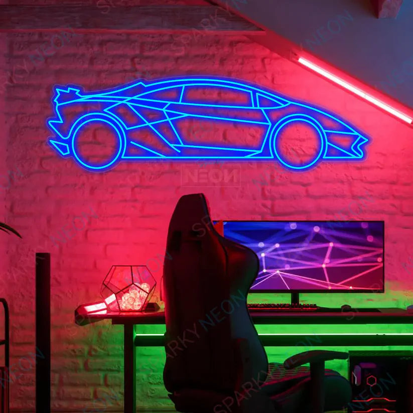 Lamborghini Car Neon Sign 
