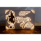Tyagi’s Acrylic LED House Name Plate - Harshita Craft