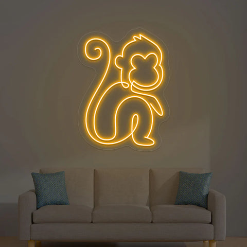 Cheeky Monkey LED Neon Light 