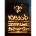 Illuminate Your Welcome – Unique Design Acrylic LED Home Name Plate
