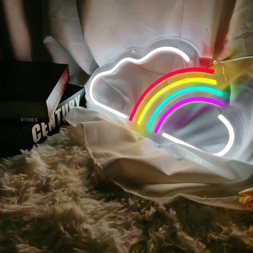 Rainbow & Cloud Neon Light