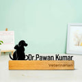 Personalized Minimal Desk Table Name Plate for Office