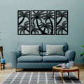 Coconut Tree Silhouette Metal Wall Art 