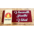 3D Embossed Acrylic Name Plate for Home
