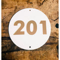 Personalized Acrylic Room Door Number Plate – 3D Embossed Design