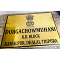 Office Wall Acrylic Personalised Name Plate Design