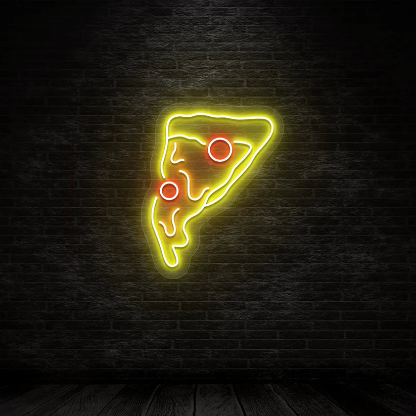 Pizza Slice Neon Light
