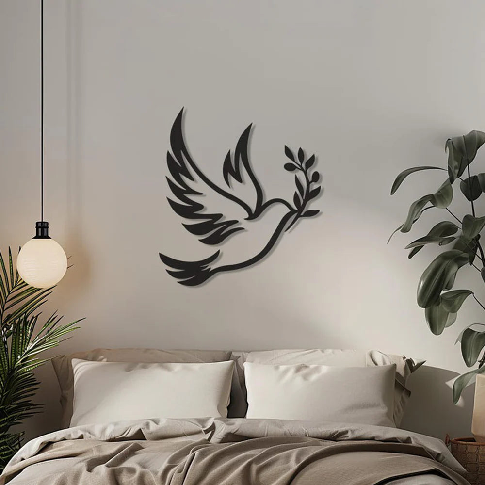 Bird Silhouette Metal Wall Art