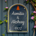 ACP-Based Blue Acrylic Name Plate 