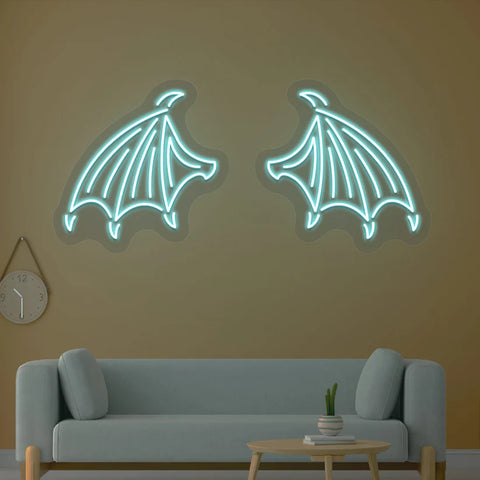 Bat Wings LED Neon Light