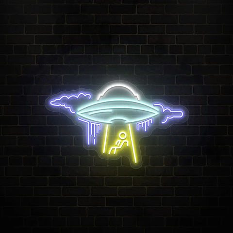 Spaceship UFO LED Neon Light