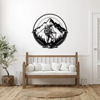 Adventure Mountain Climbing Metal Wall Art Decor 