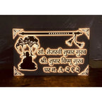 Acrylic LED Home Name Plate with Embossed Letters