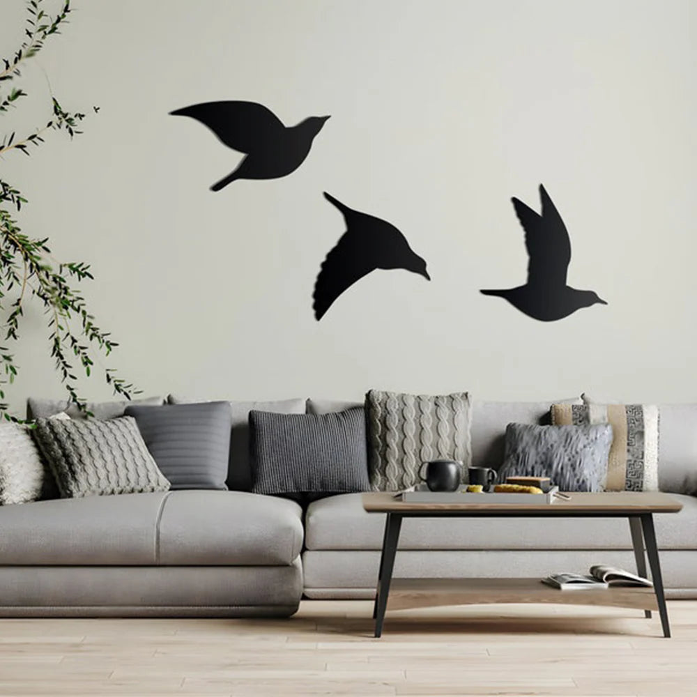 Birds Metal Wall Art Decor