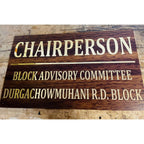 Office Acrylic Personalised Wall Name Plate Design