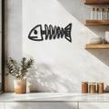 Fish Skeleton Metal Wall Art Decor