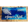 Beautiful Multicolor Printed Acrylic Embossed Letters Name Plate for Home - Harshita Craft